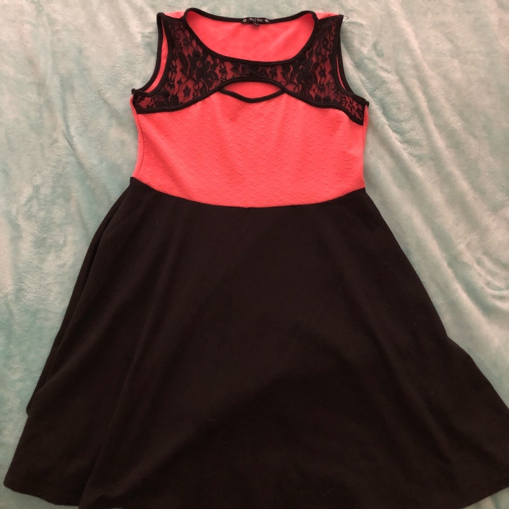 Pink Lace Dress